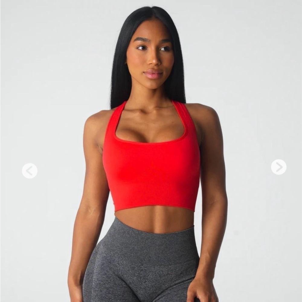 NVGTN Red Sports Bra Sz XS new with tag
